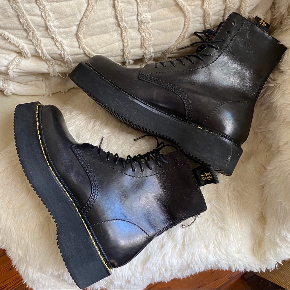 R13 platform combat boots - Picture 6 of 8
